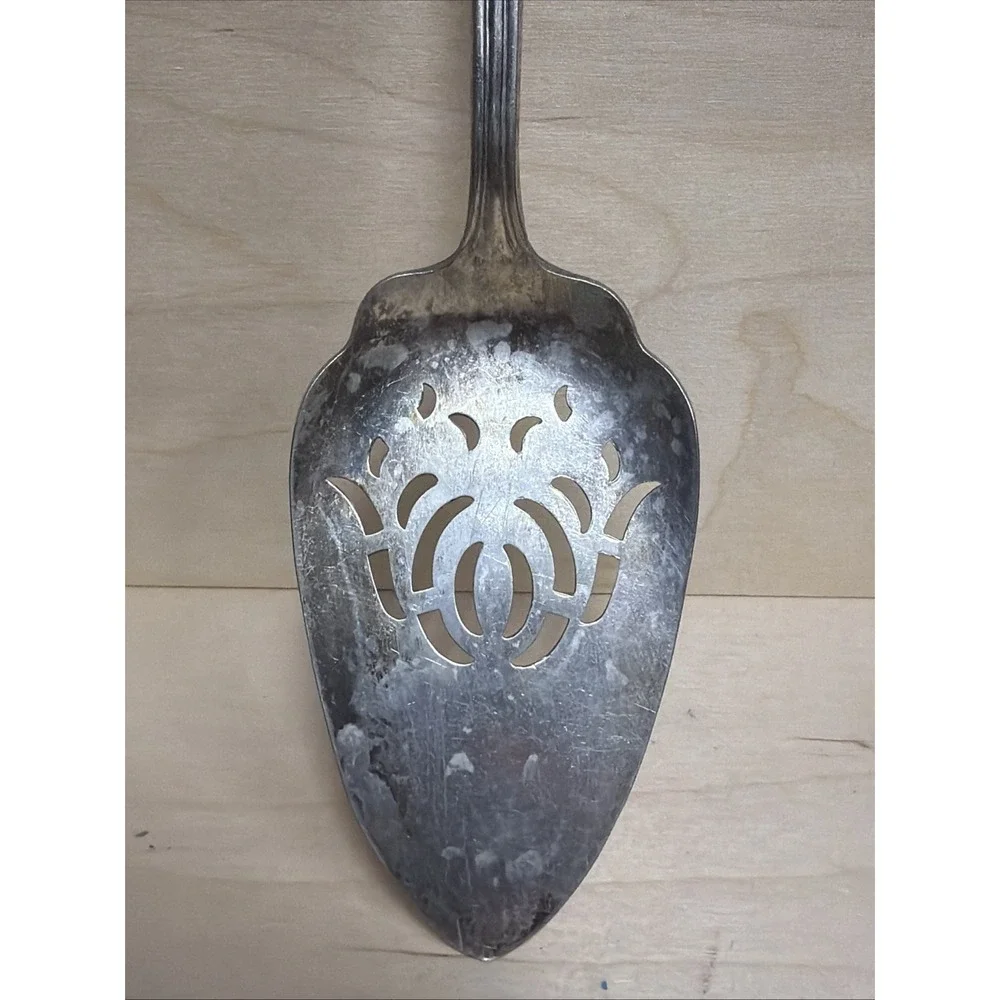 Vintage Pie Cake Server‎ Silver plate